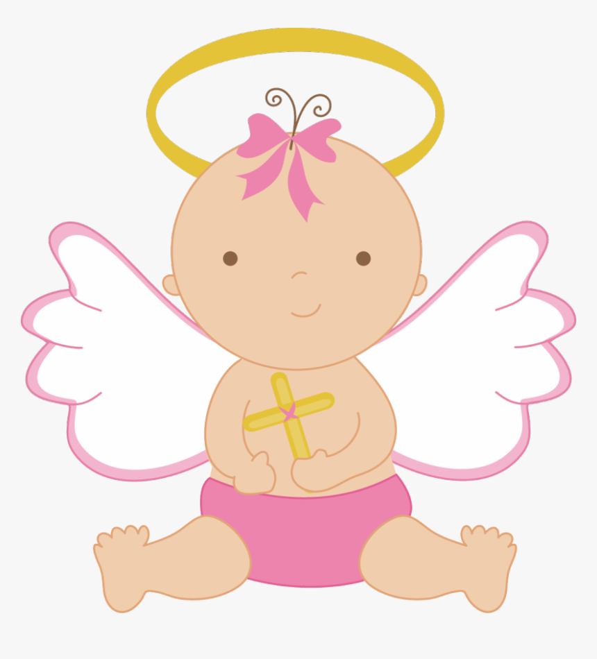 pink angel for christening hd png download kindpng pink angel for christening hd png
