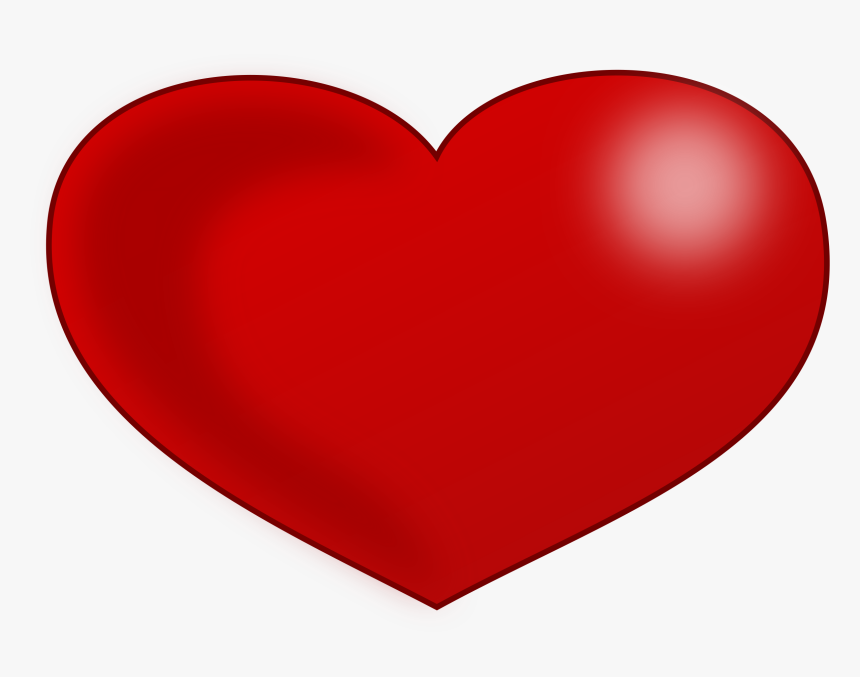 Big Bold Red Heart Clipart - Heart Clip Art, HD Png Download, Free Download