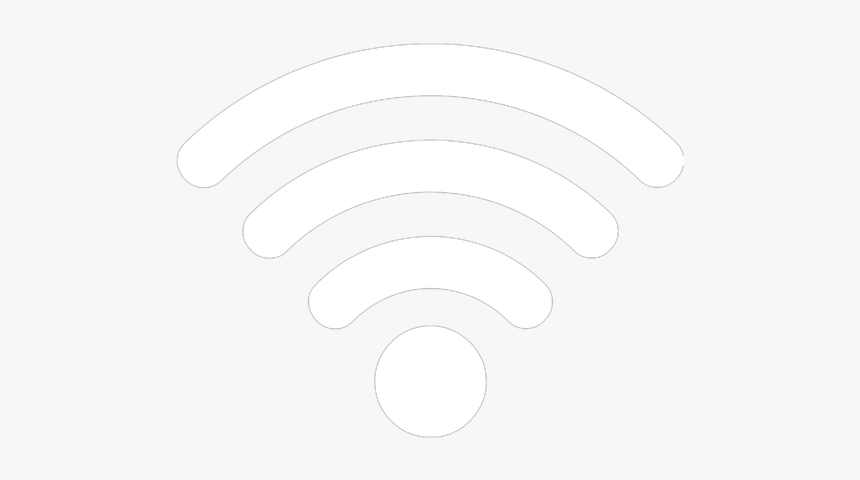 Wifi Symbol White Png, Transparent Png, Free Download