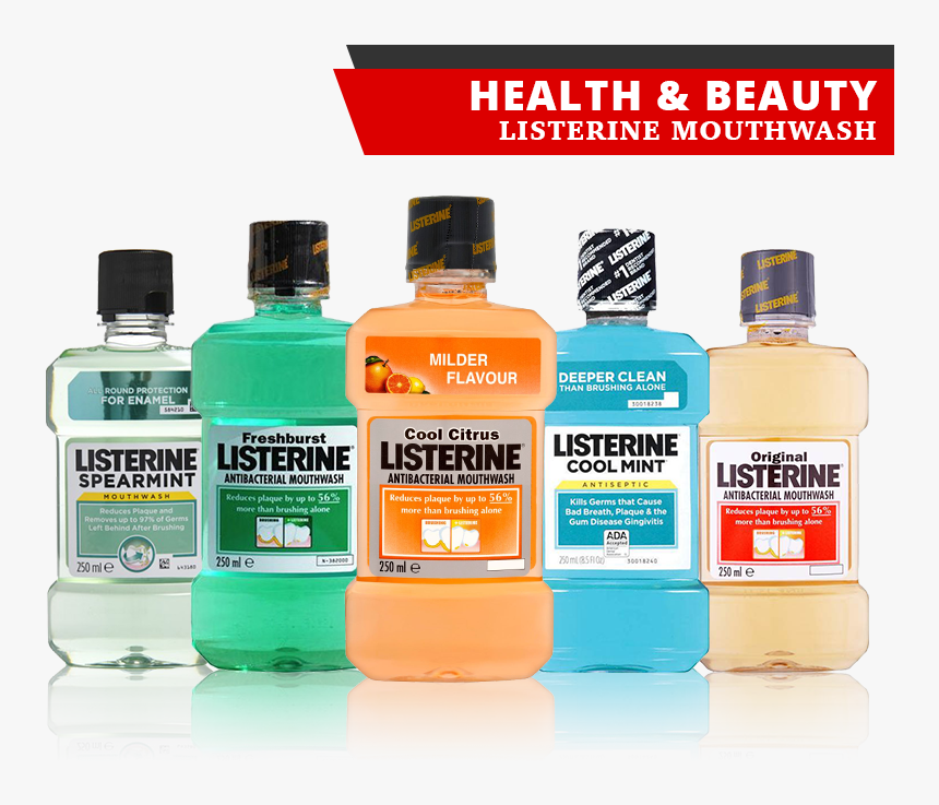 Listerine Mouthwash 250ml - Listerine 250 Ml, HD Png Download, Free Download