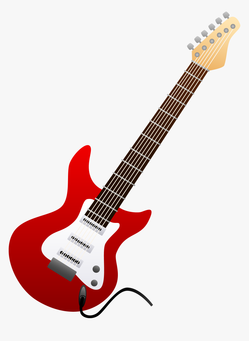 42 Guitar Clip Art - Danelectro 12 String Red, HD Png Download, Free Download