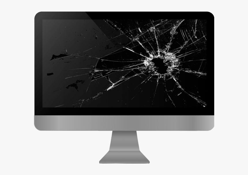 Display Device,screen,output Monitor,electronic Device,computer - Broken Computer Screen Png, Transparent Png, Free Download