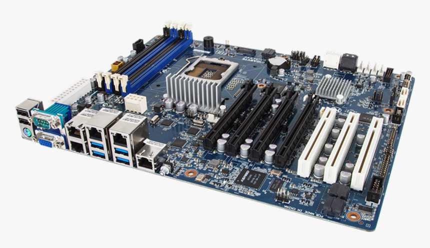 Motherboard Video Card Intel Xeon Central Processing - Computer Motherboard Png, Transparent Png, Free Download