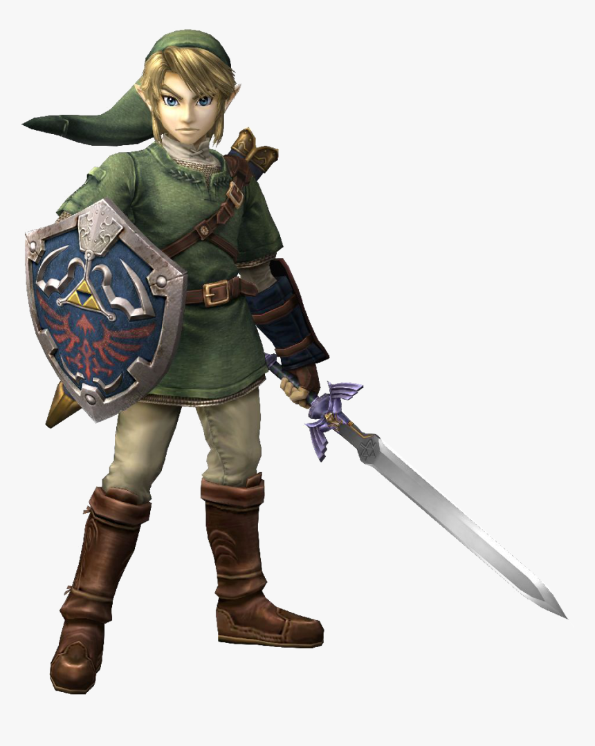 Link Smash 4 Png - Legend Of Zelda Tp Link, Transparent Png, Free Download
