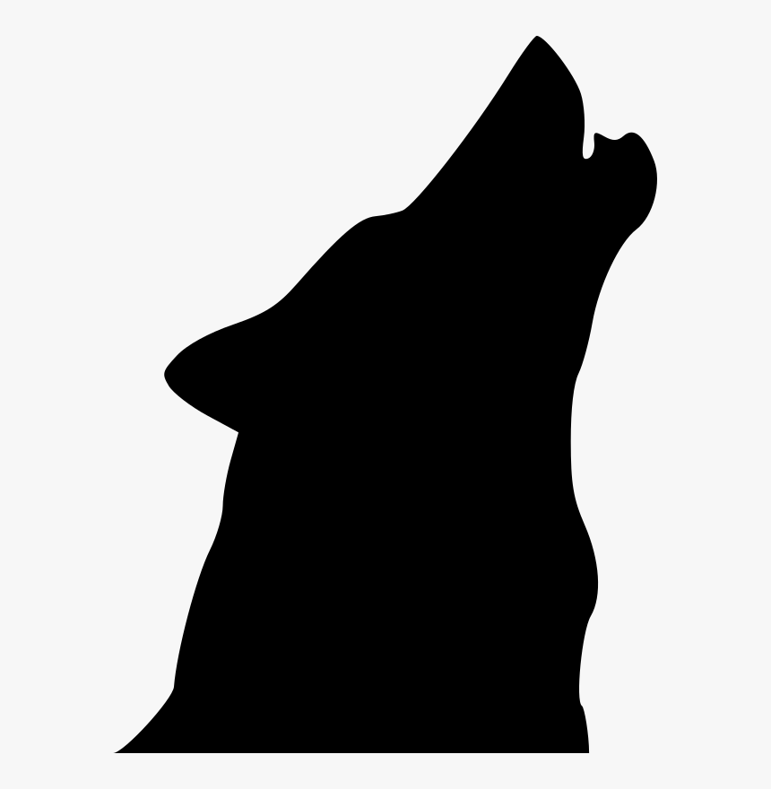 Wolf, Head, Silhouette, Face, Call, Howling, Howl - Howling Wolf Head ...