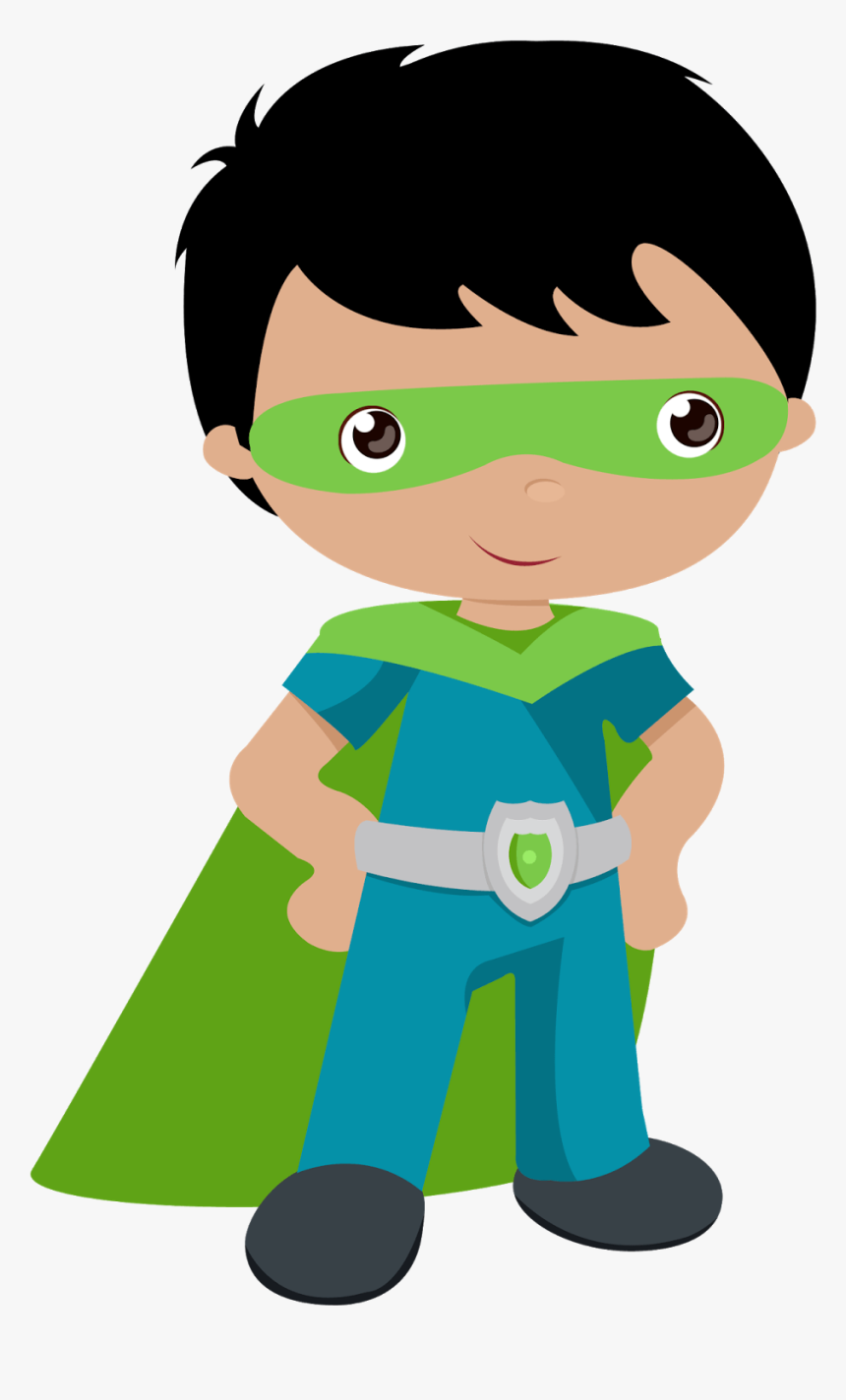 Child Clipart Superhero - Kids Superhero Png, Transparent Png, Free Download