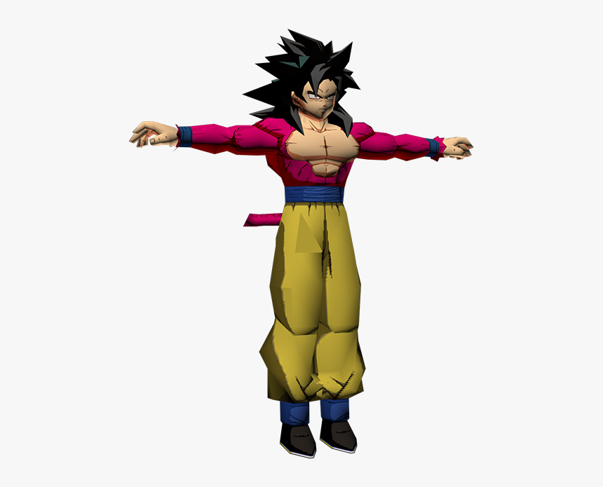 Download Zip Archive - Goku Ssj4 Shin Budokai, HD Png Download - kindpng