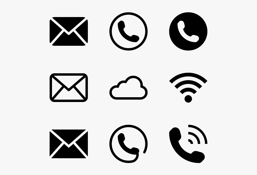 Phone Email Icon Vector Free Email Signature Icons Hd Png