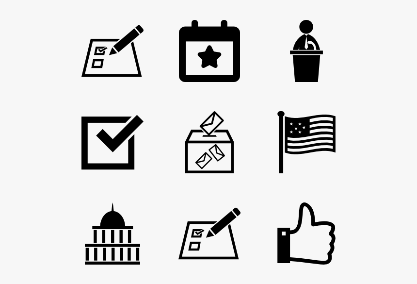 Election Icons, HD Png Download, Free Download
