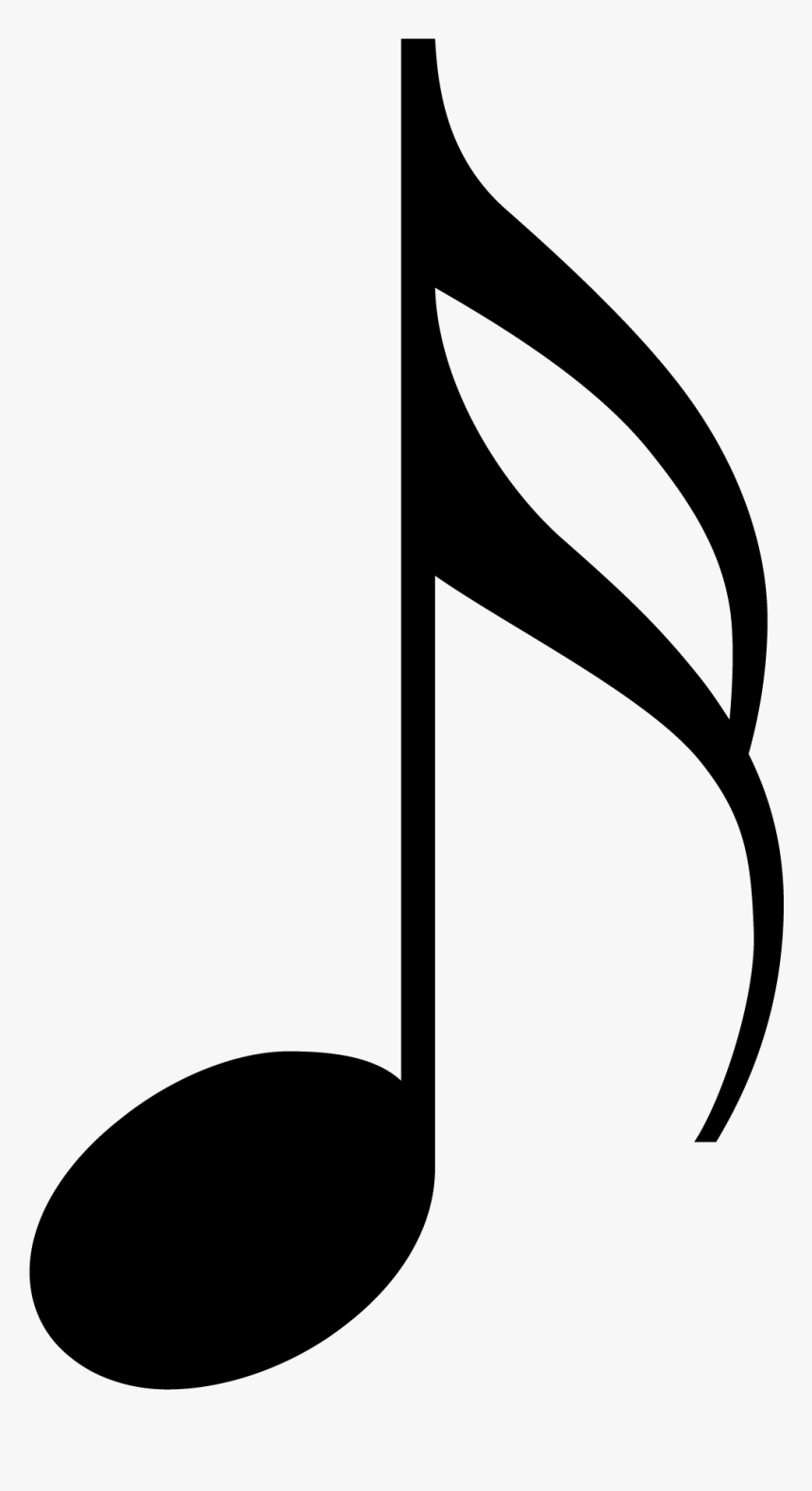 Music Note Pictures For Training - Music Note Tattoo Stencils, HD Png Download, Free Download