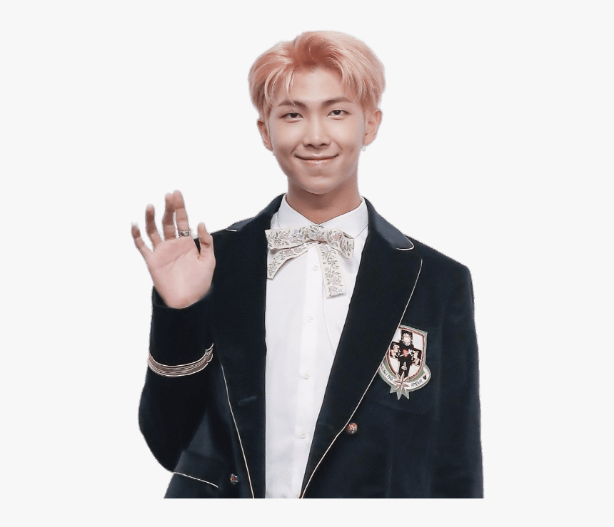 Bts Rap Monster Waving Transparent Png - Rap Monster Transparent Background, Png Download, Free Download