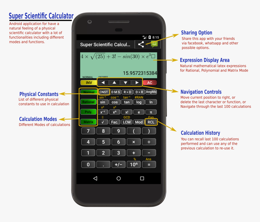 Super Scientific Calculator, HD Png Download, Free Download