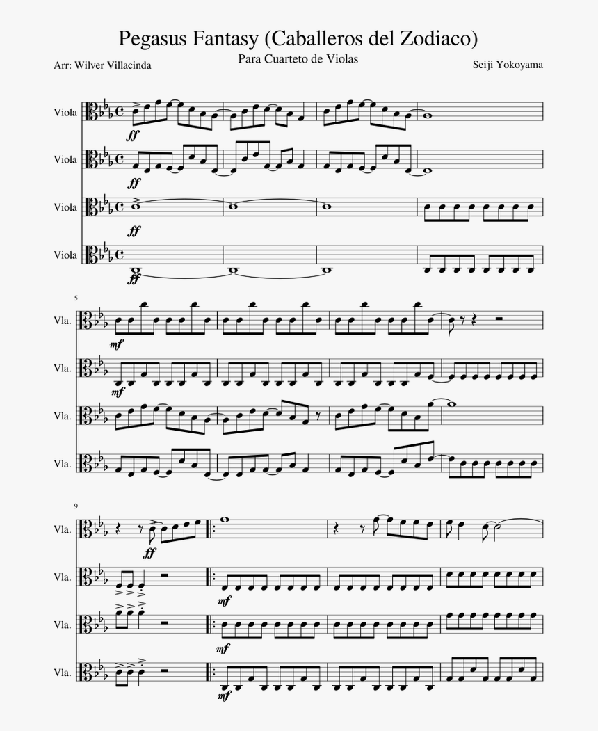 Transparent Caballeros Del Zodiaco Png - Sheet Music, Png Download, Free Download