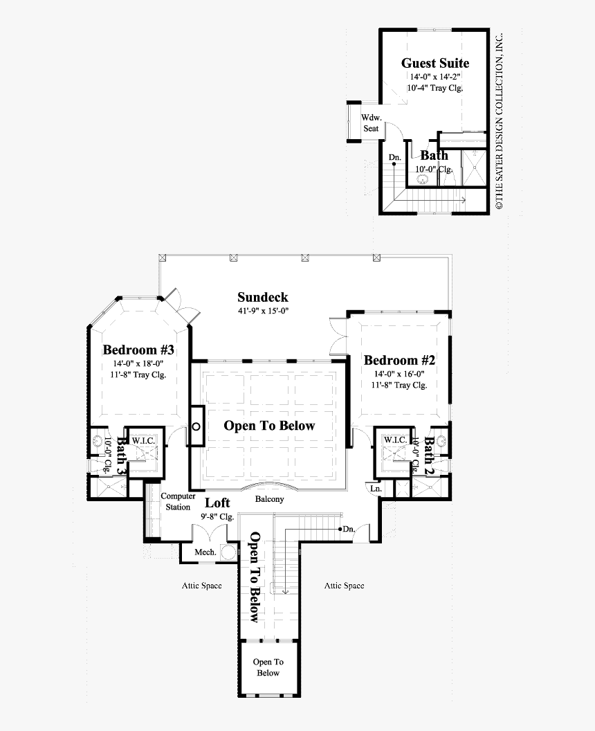 Cardinal Point Upper Level Floor Plan - Floor Plan, HD Png Download, Free Download