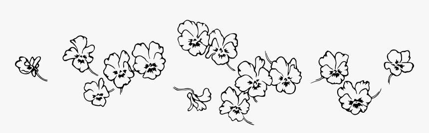 Download Svg Library Floral Frames Illustrations Hd Images Photo Black And White Flower Drawing Png Transparent Png Kindpng