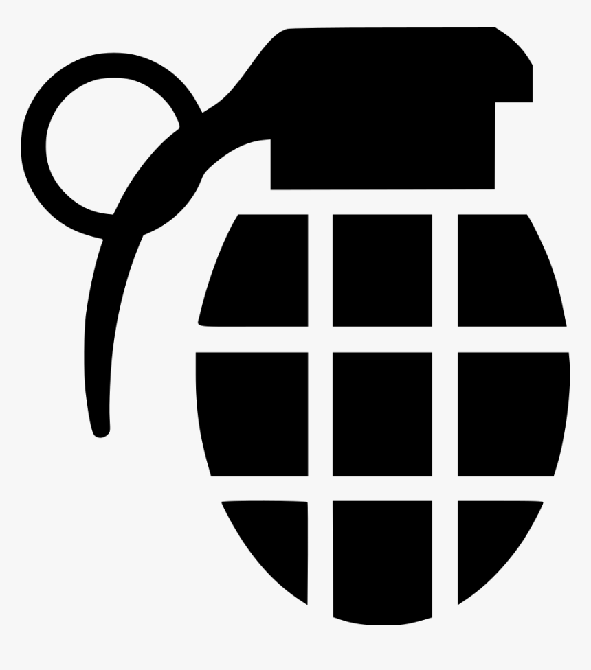 Grenade - Transparent Background Grenade Icon, HD Png Download, Free Download