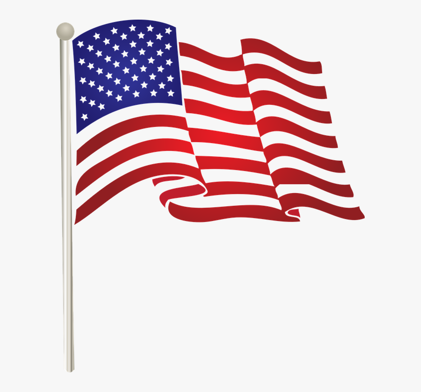 United States Flag Waving Clip Art