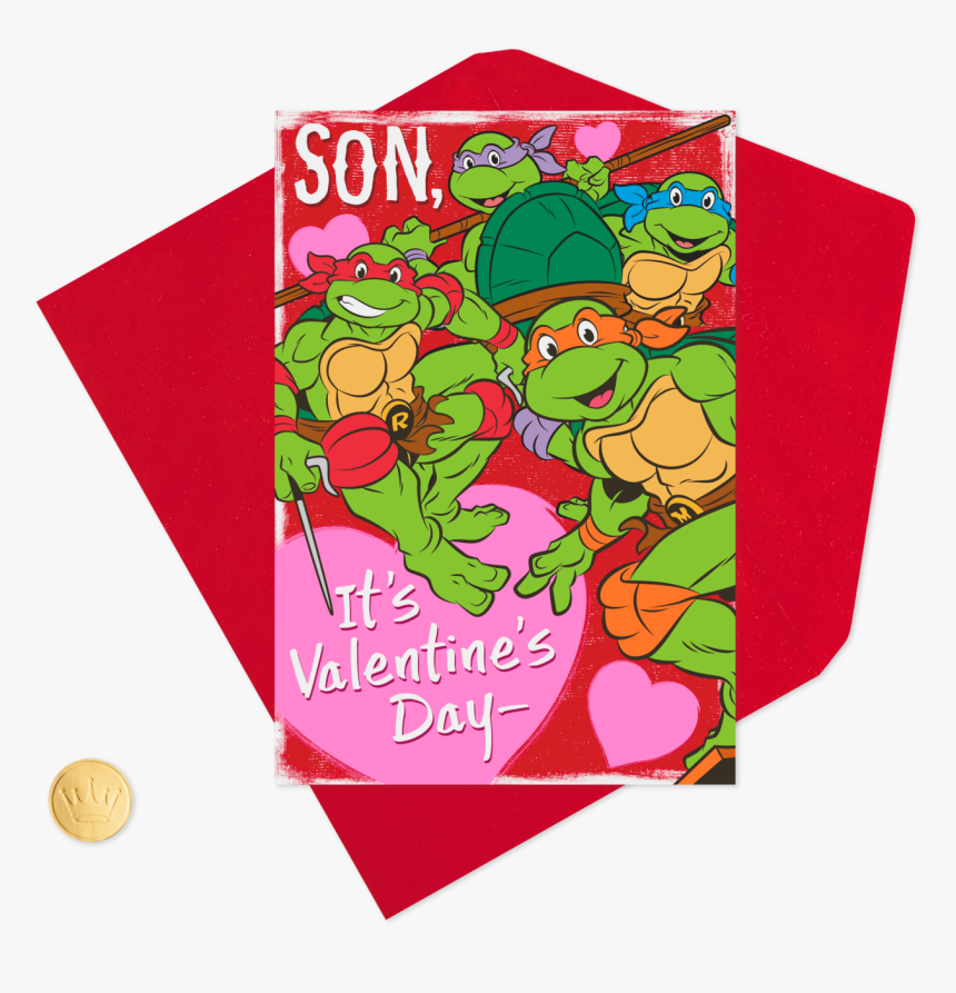 Nickelodeon Teenage Mutant Ninja Turtles Valentine"s - Illustration, HD Png Download, Free Download