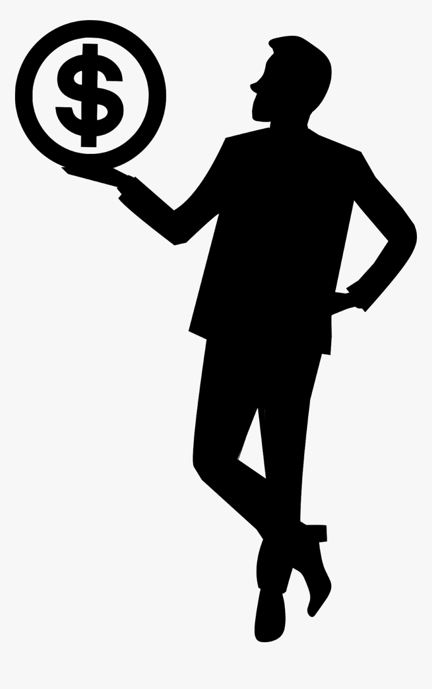 Man Dress Silhouette Png, Transparent Png, Free Download