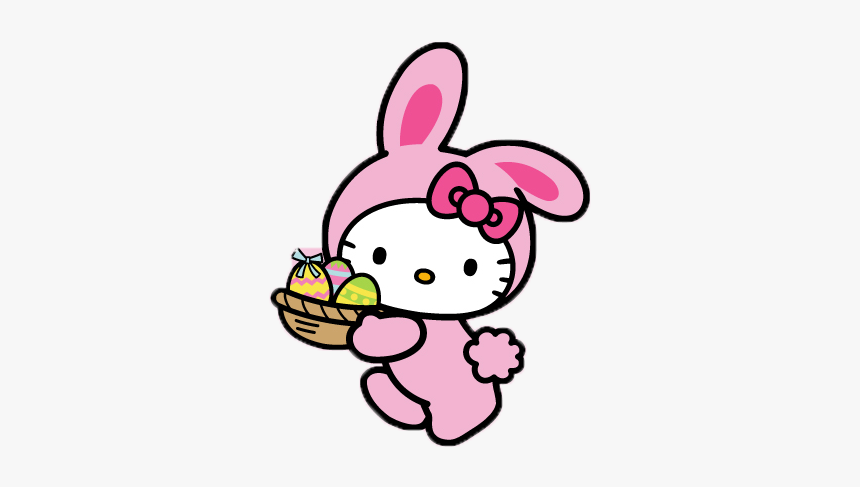 Hellokitty Png Packs Hello Kitty Easter Gif Transparent Png Kindpng