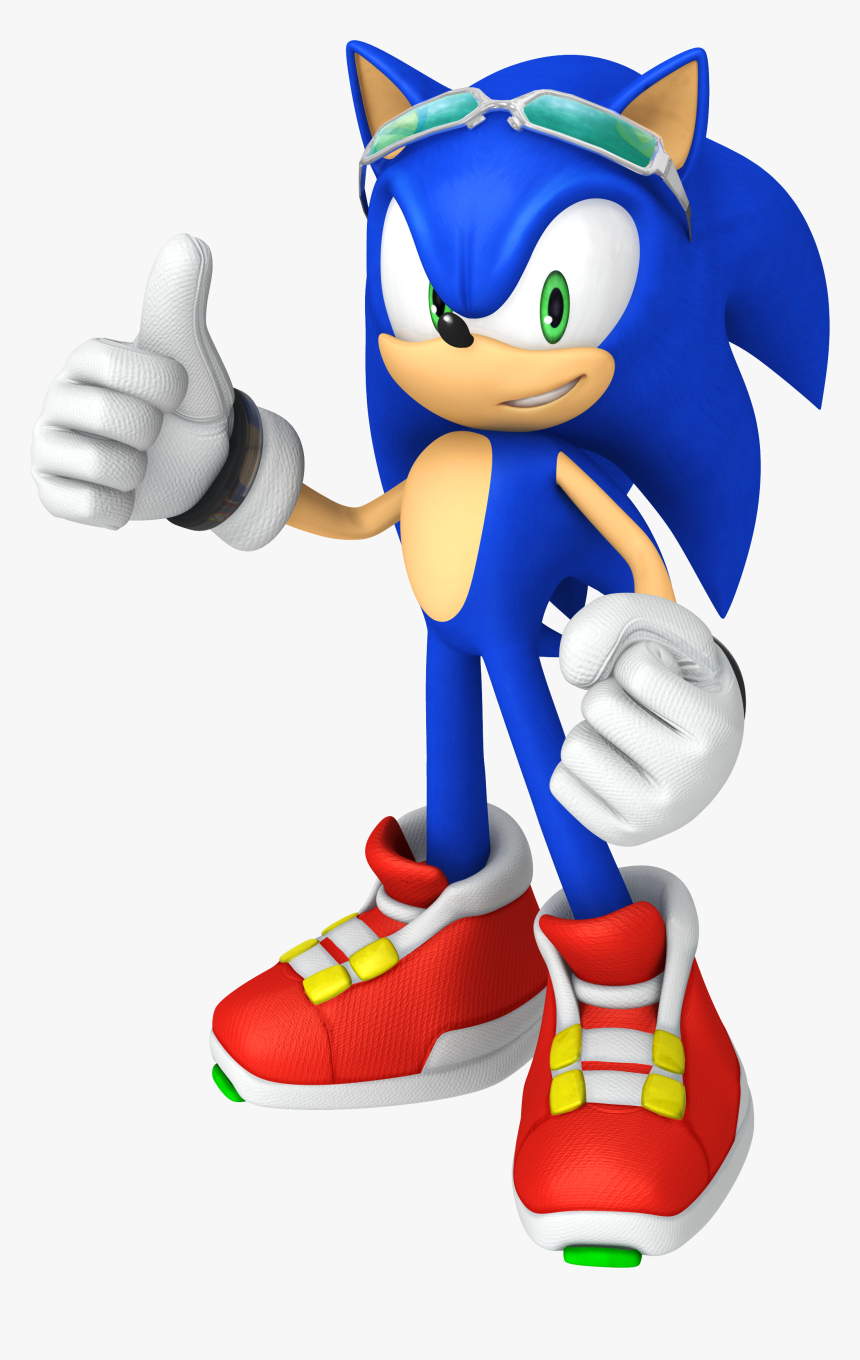 Transparent Sonic Shoes Png - Sonic Free Riders Sonic, Png Download, Free Download