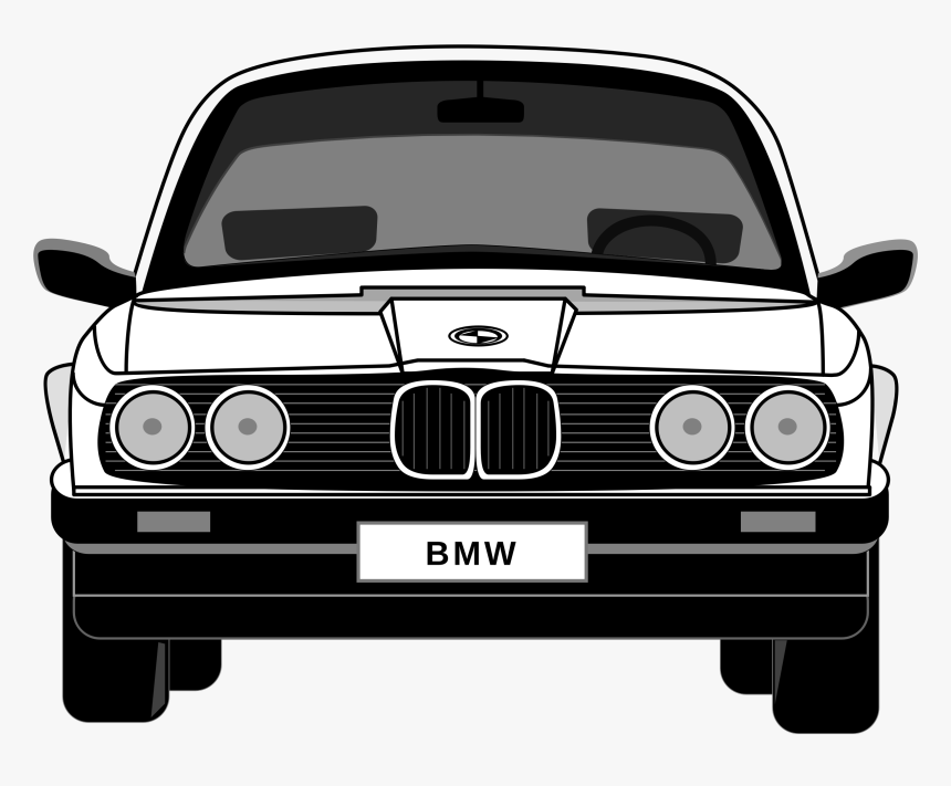 Transparent Bmw X5 Png - Bmw Clipart Black And White, Png Download, Free Download