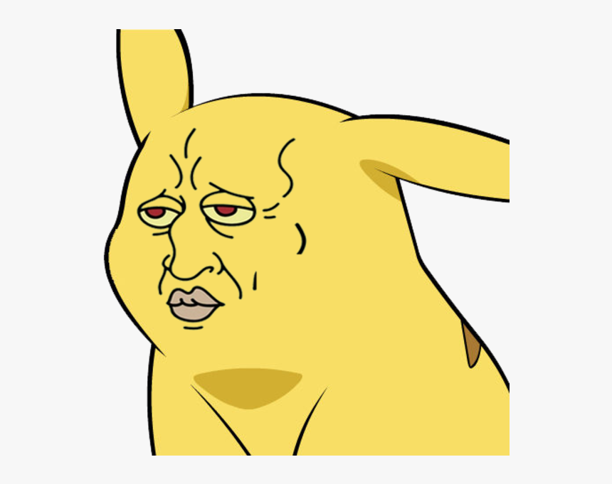 Pikachu Angry Barry Face Yellow Facial Expression Mammal - Pikachu You Dont Say, HD Png Download, Free Download