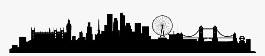 London Png - London Skyline Silhouette Transparent, Png Download, Free Download