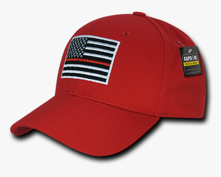 Firefighter Cap Thin Red Line Usa Flag - Firefighter Hats, HD Png Download, Free Download