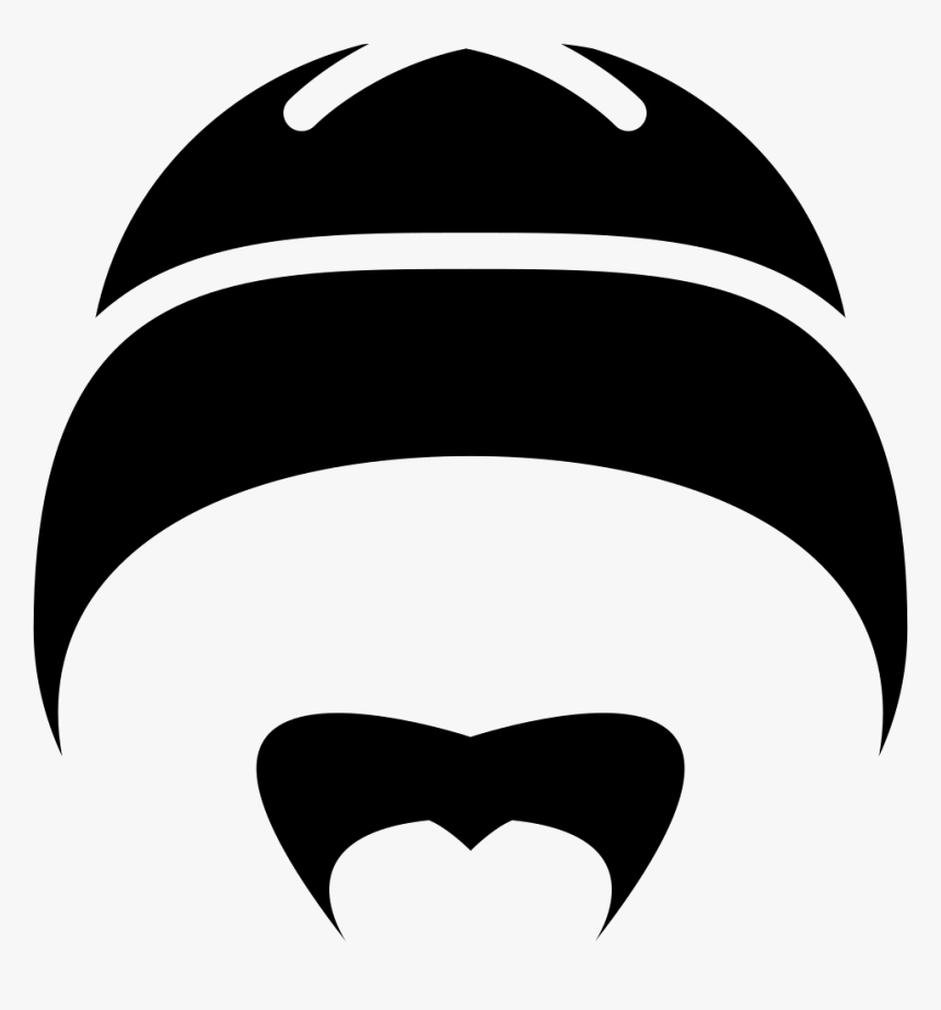 Hat With Moustache - Chinese Moustache Cartoon, HD Png Download, Free Download