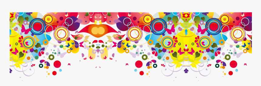 Graphic Design, Gold, Color, Pink, Art Png Image With - Colorful Border Design Png, Transparent Png, Free Download