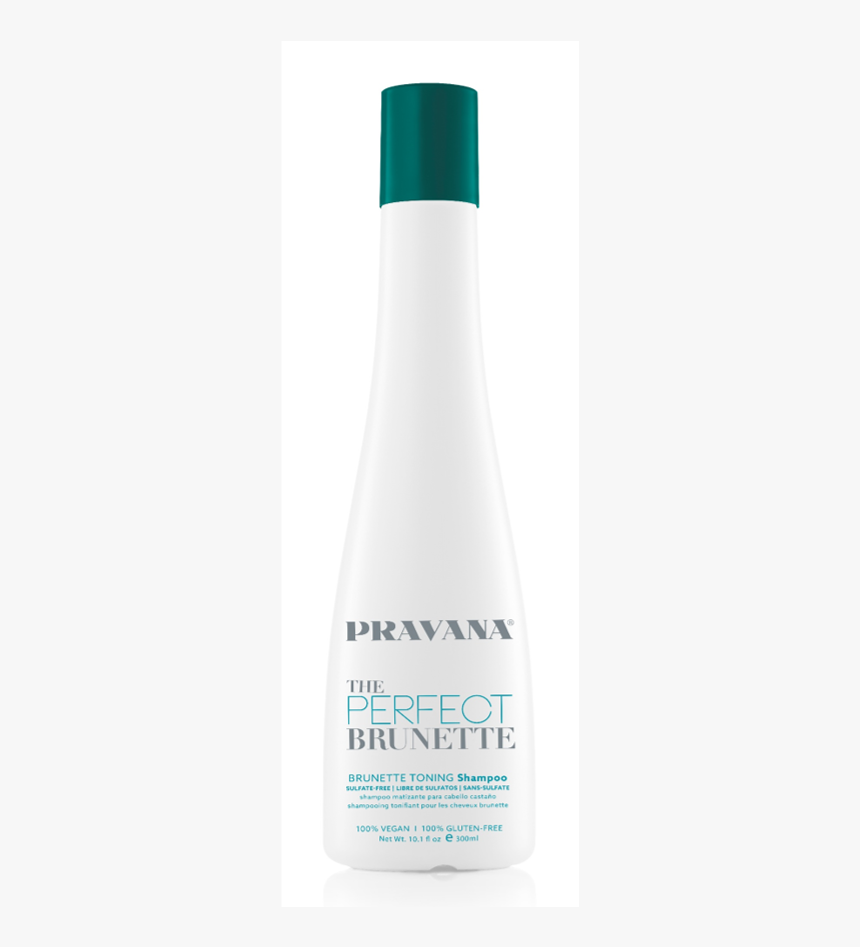 Pravana The Perfect Brunette Shampoo 300ml - Glass Bottle, HD Png Download, Free Download