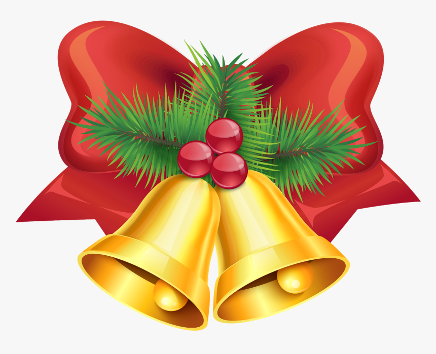 Bell Clipart Transparent Background - Christmas Bell Png Transparent ...