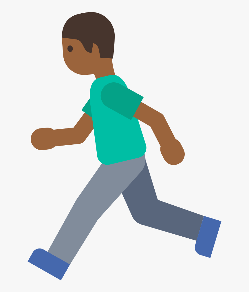 Man Emoji Running Png, Transparent Png, Free Download
