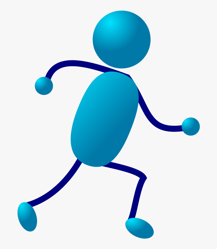 Stick Man Running, HD Png Download, Free Download