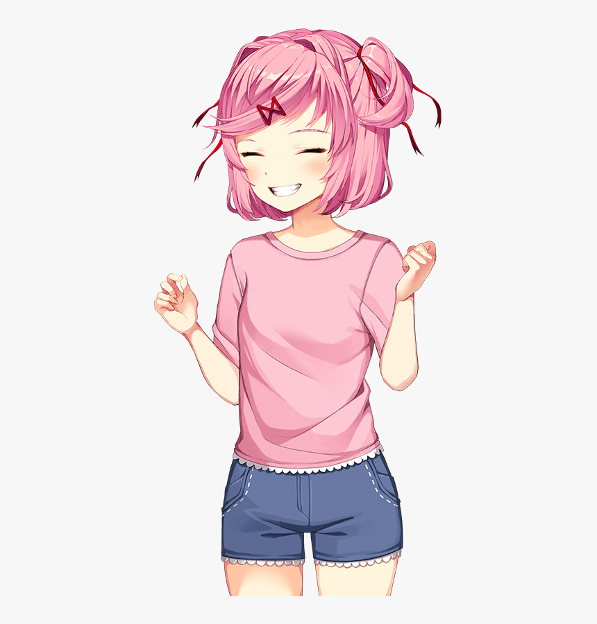 Transparent Clipart Natsuki From - Natsuki In A Hoodie, HD Png Download, Free Download