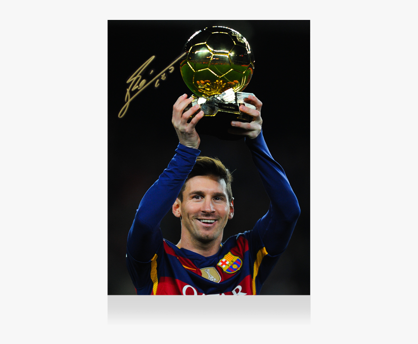 Messi Ballon D Or Camp Nou, HD Png Download, Free Download