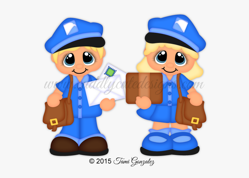 Mail Carrier Clipart At Getdrawings - Mail Carrier Kids Clipart, HD Png Download, Free Download