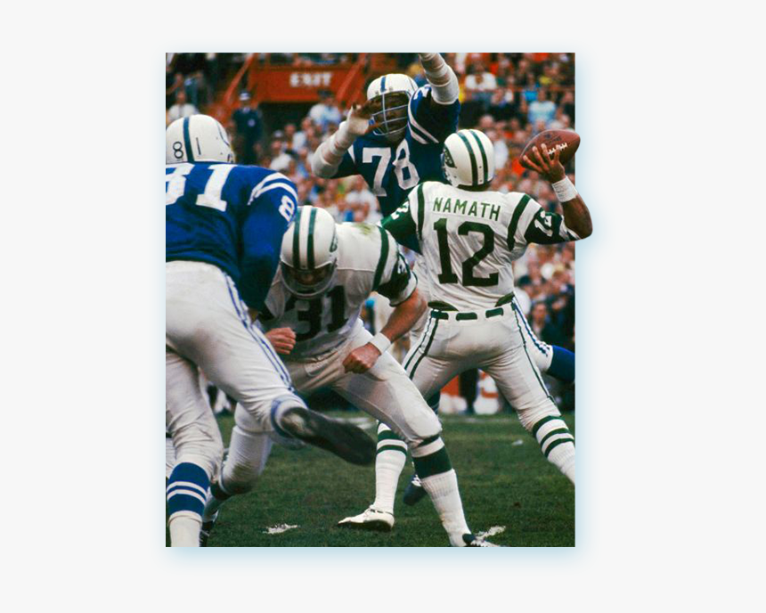 Image Of An Nfl Game - Joe Namath Super Bowl Iii, HD Png Download, Free Download