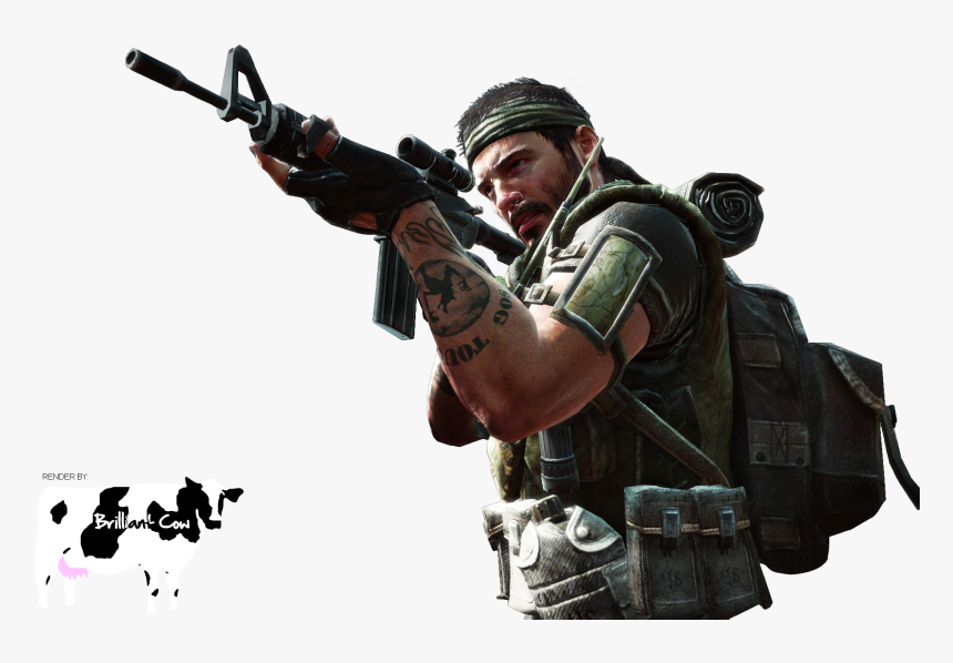 Bo2 Sniper Character Brand - Call Of Duty Png, Transparent Png, Free Download
