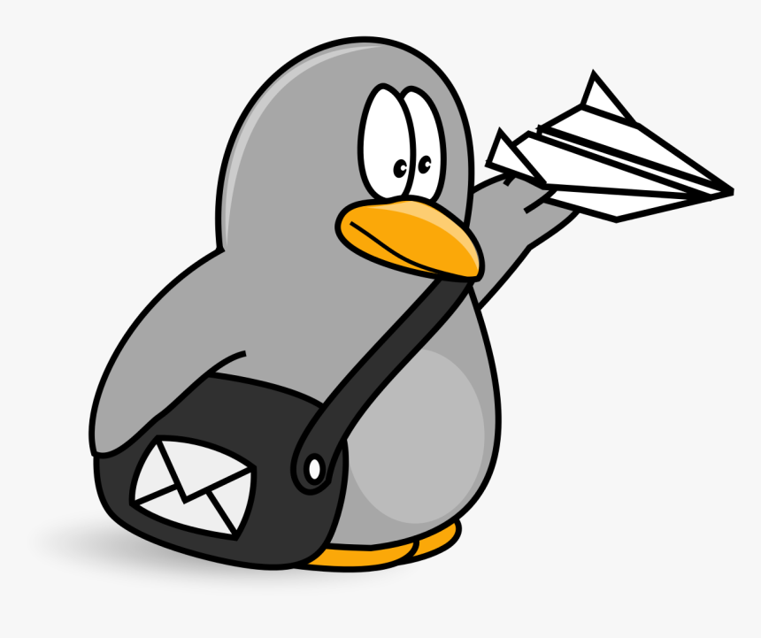 Mailman Penguin Png, Transparent Png, Free Download