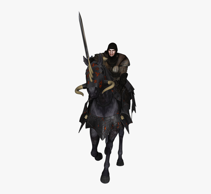 Man Knight Horse - Dnd 5e Find Steed, HD Png Download, Free Download