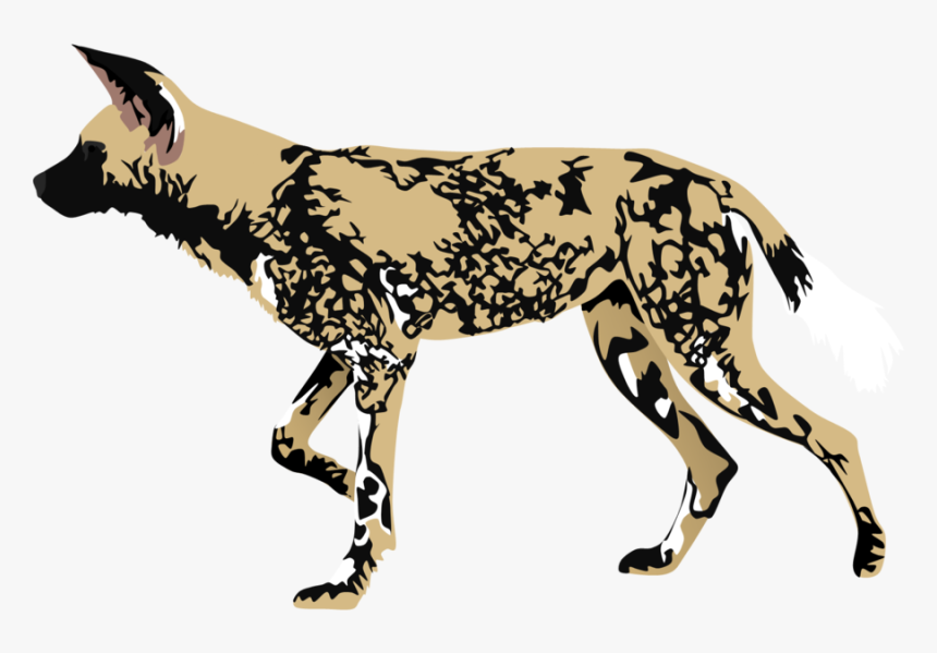 African Wild Dog Dhole Clip Art - Cartoon African Wild Dog, HD Png Download, Free Download