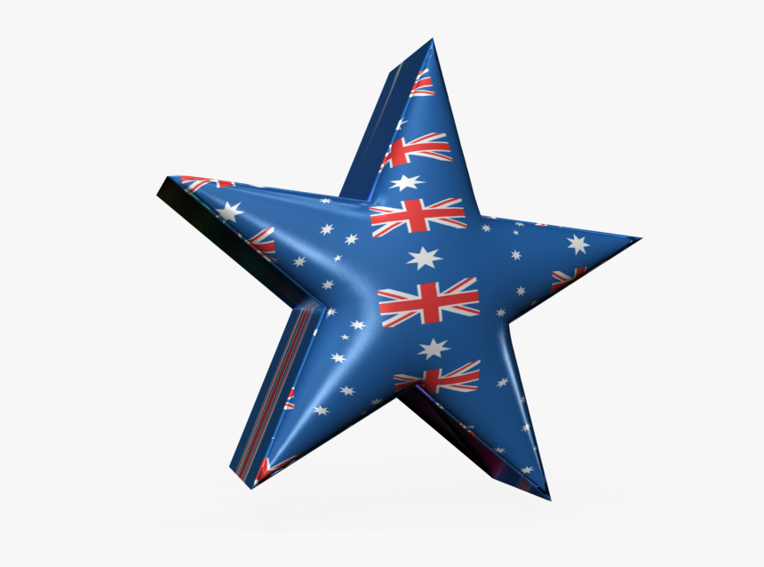 3d Plastic Australian Star - Star, HD Png Download, Free Download