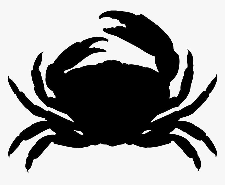 Crab Silhouette Png, Transparent Png, Free Download