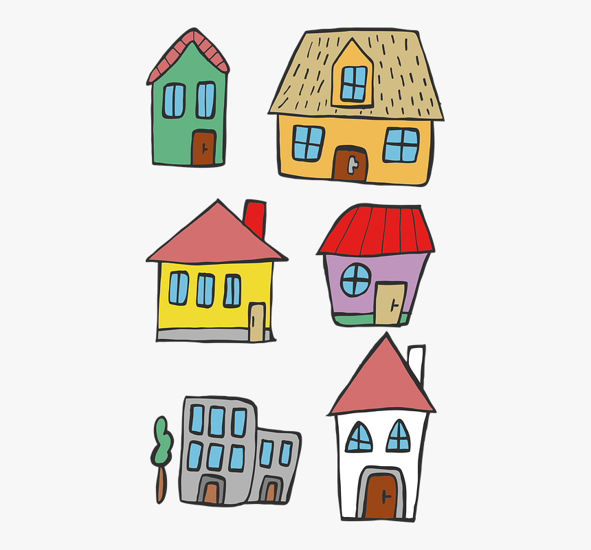 House, Building, Cartoon, Architecture, Facade, City - Dibujos Animados De Arquitectura, HD Png Download, Free Download