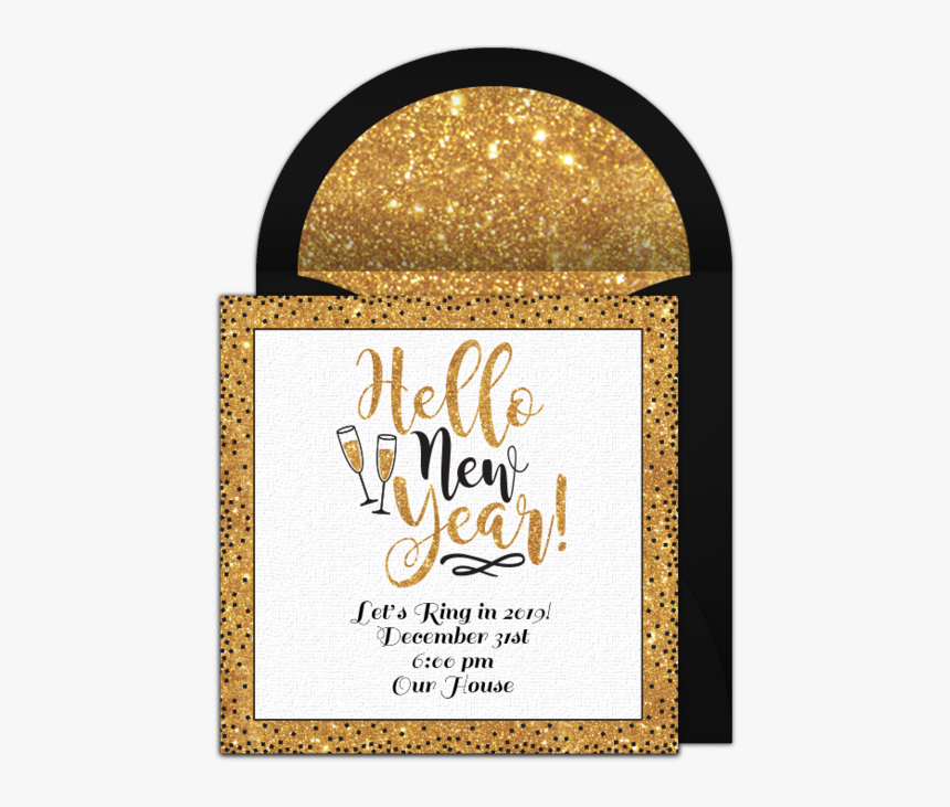 Transparent Gold Glitter Png - Calligraphy, Png Download, Free Download