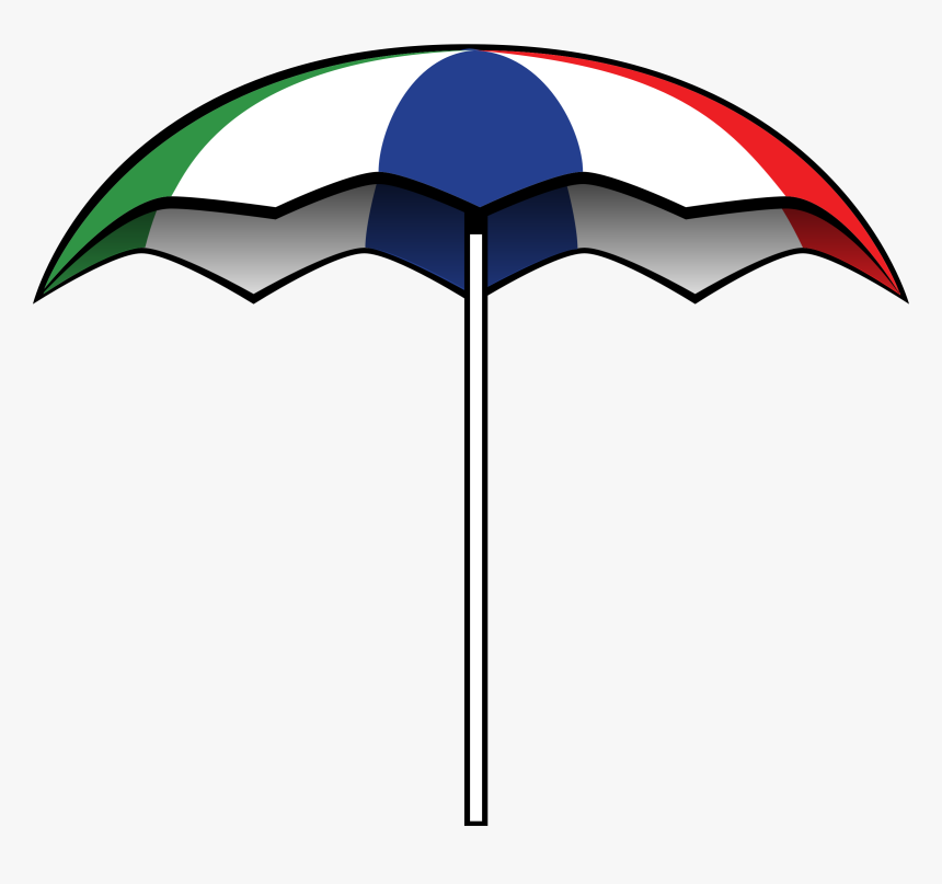 Transparent Beach Vector Png - Big Umbrella Clip Art, Png Download, Free Download