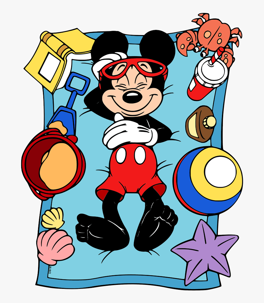 Transparent Mickey Head Outline Png - Fun At The Beach Mickey, Png ...