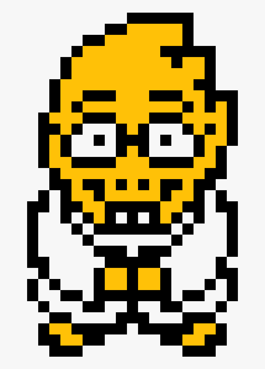 Undertale Alphys Pixel Art, HD Png Download, Free Download